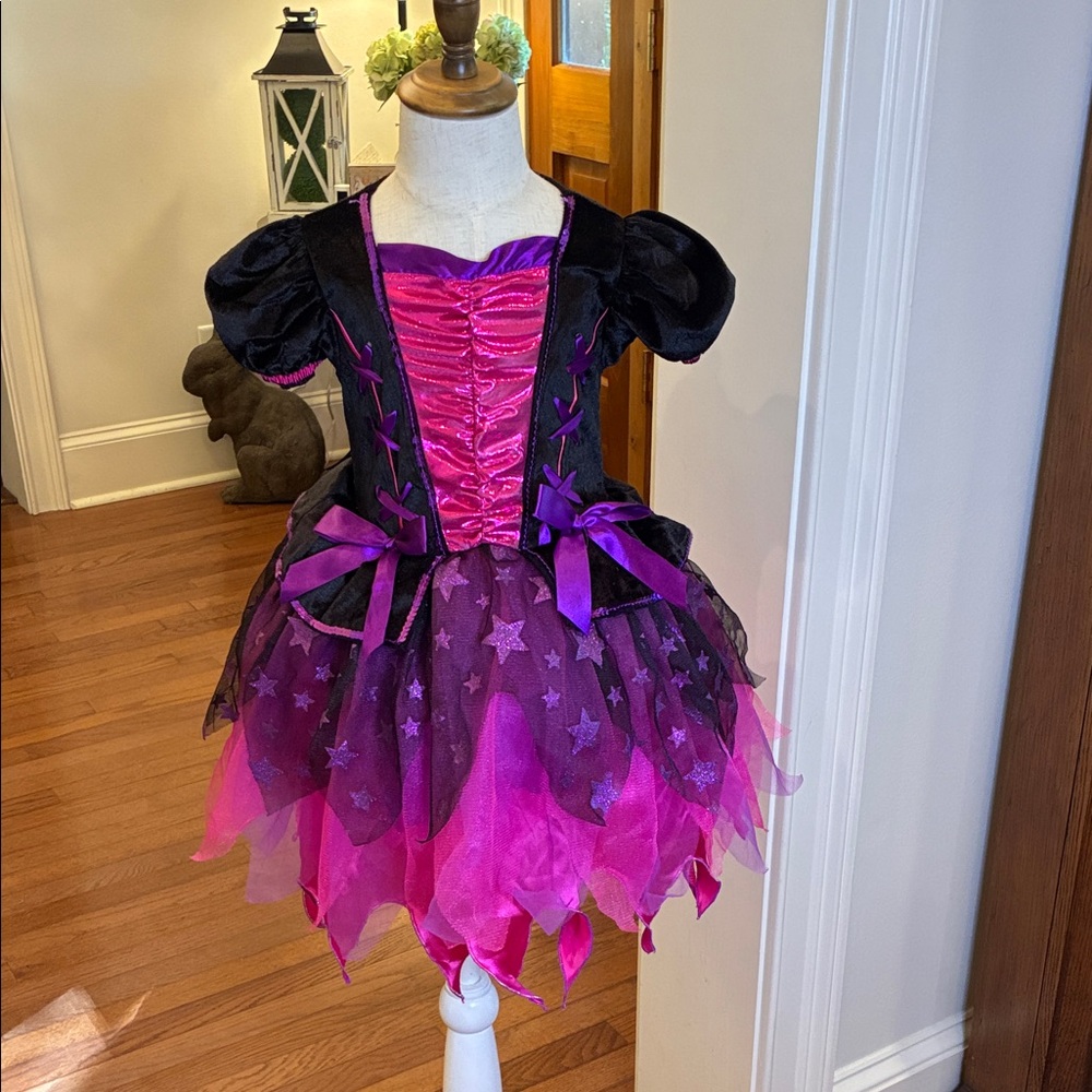Halloween Pink and Black Witch/Vampire Light Up Costume for Girls
